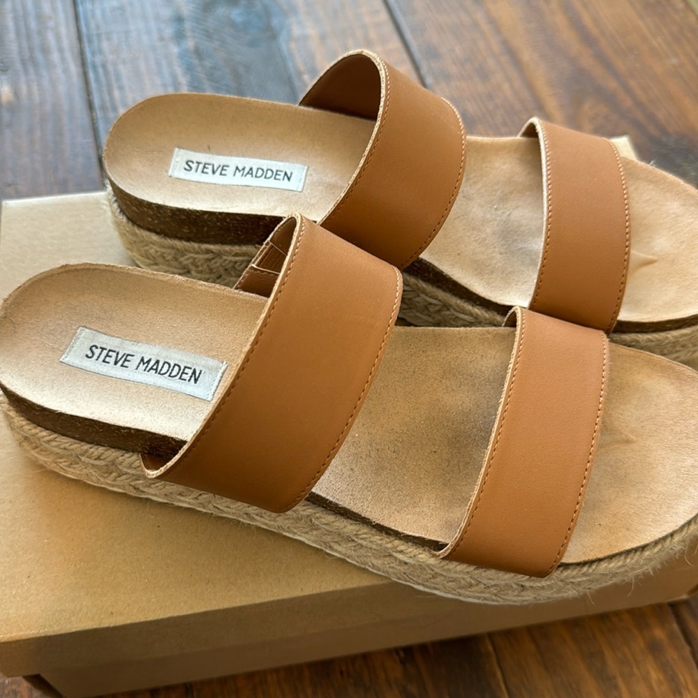 STEVE MADDEN Jamie sandal side 8.5. EUC